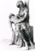 Bronceskulptur Pieta