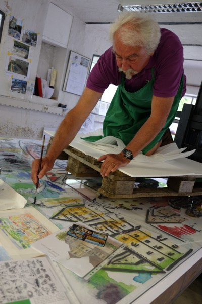 Gläserne Stadtmauer Wertingen